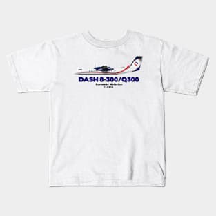 DeHavilland Canada Dash 8-300/Q300 - Sunwest Aviation Kids T-Shirt